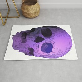 Skull - Violet Rug