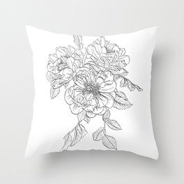 Floral #3 Throw Pillow