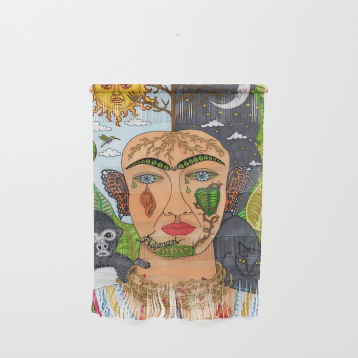 Frida Kahlo Monarca Wall Hanging