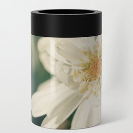 White flower Can Cooler