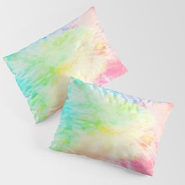 Rainbow Tie Dye Pillow Sham