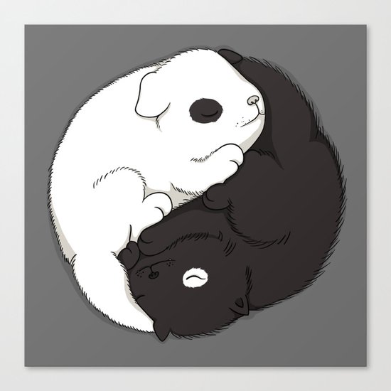 Yin & Yang Canvas Print
