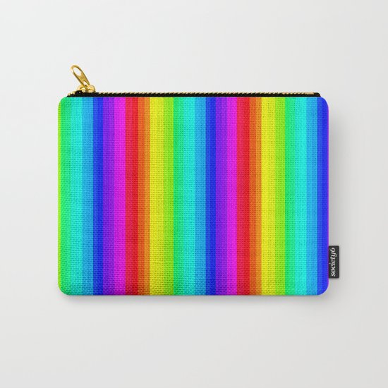 Rainbow Line #society6 Carry-All Pouch
