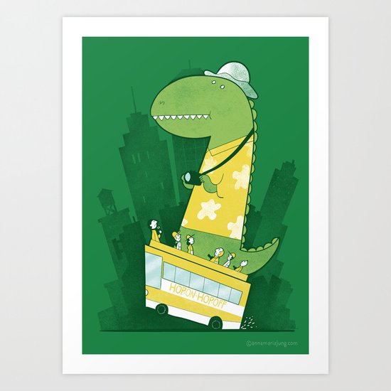 Hop-on-hop-off Art Print