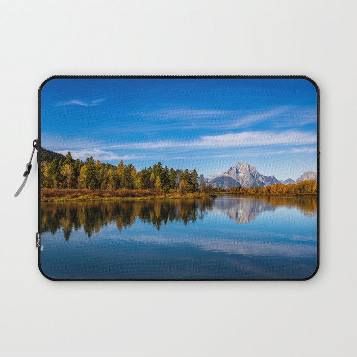 Return to Oxbow - Mount Moran on Autumn Day at Oxbow Bend in Grand Teton National Park Wyoming Laptop Sleeve