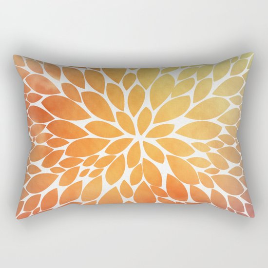 Petal Burst #7 Rectangular Pillow