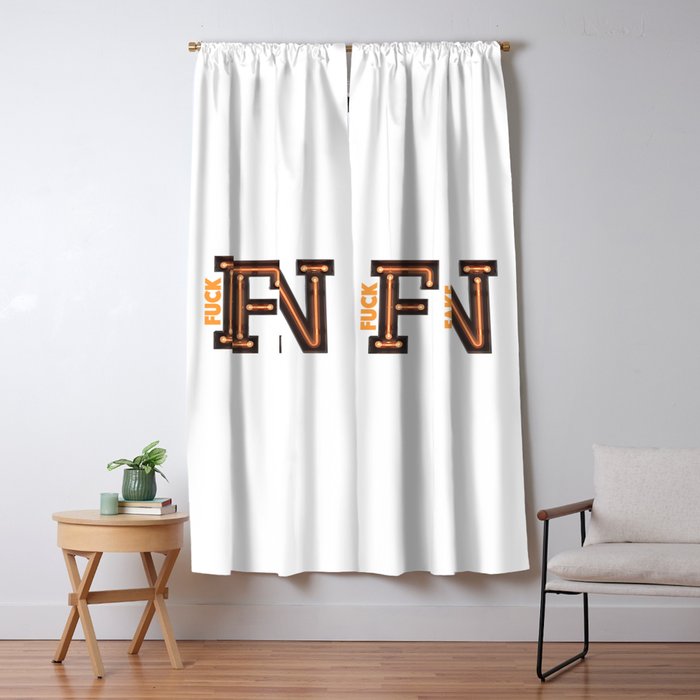 Fuck Fake News Blackout Curtain By Hypnoboy Society6