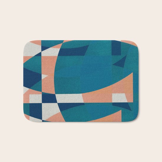 Small Waves Bath Mat