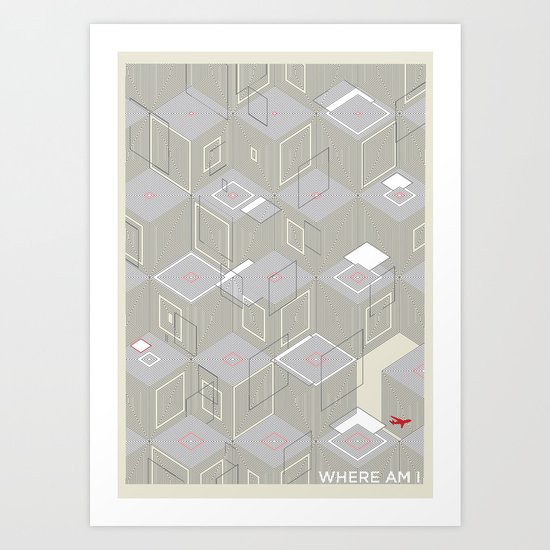 lost pattern principle Art Print