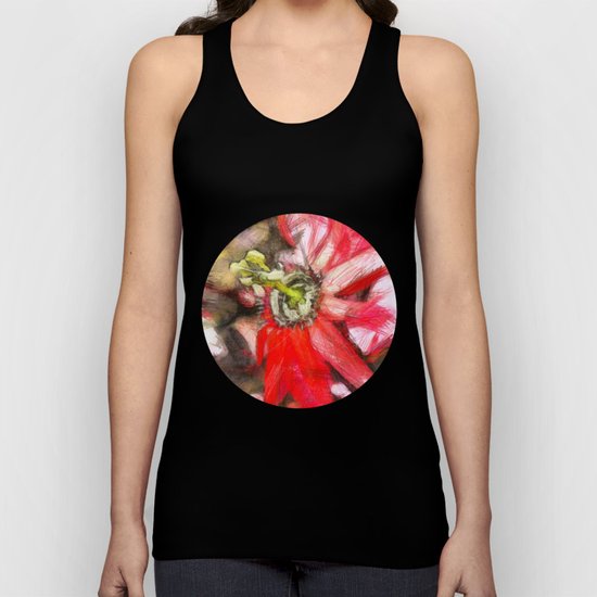 Popy variation 6th - pencil Unisex Tank Top