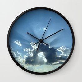 Footprints in the Sand Wall Clock
