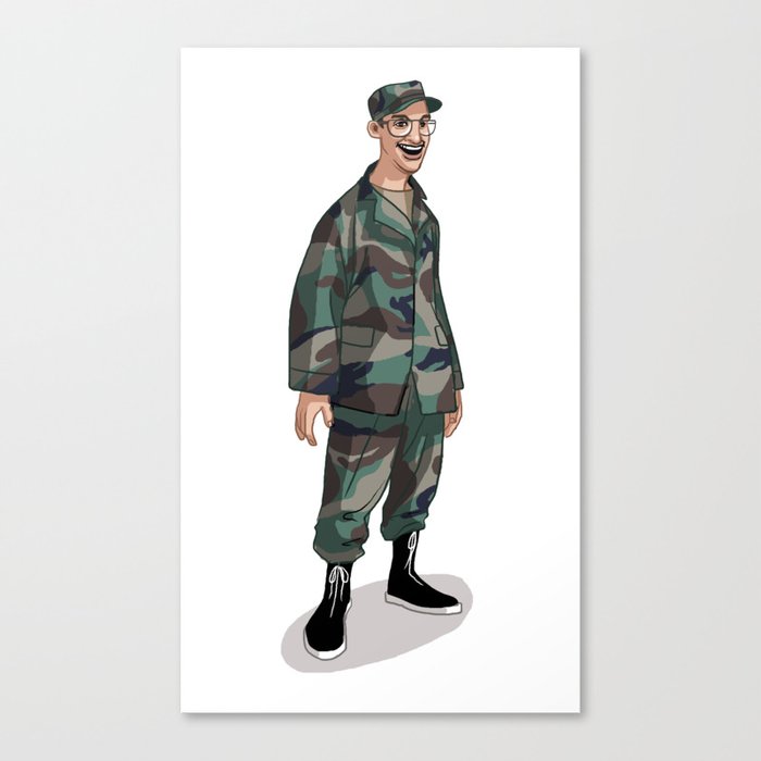 I'm going to Army Canvas Print
