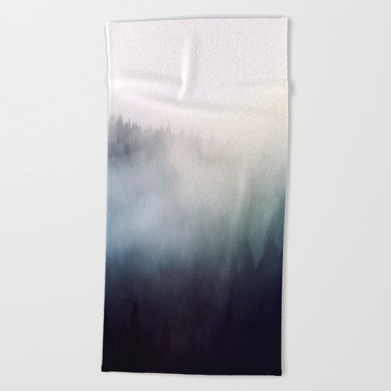 Beautiful fog Beach Towel