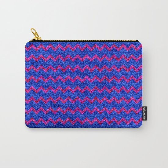 Chevron Glitter Pattern 03 Carry-All Pouch