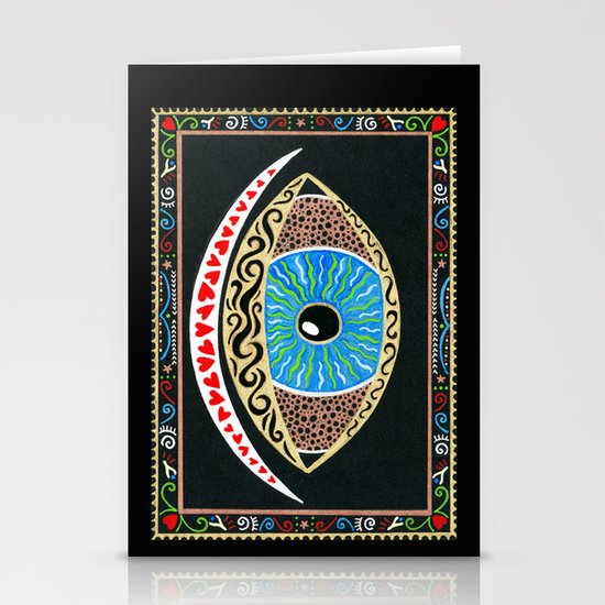 The eye sees all Stationery Cards