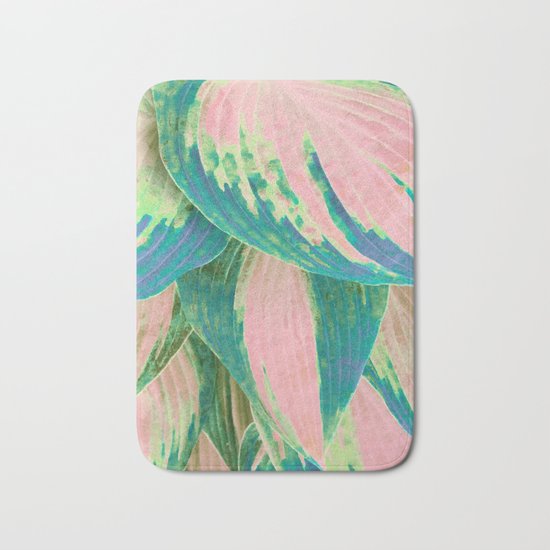 Hosta Multicolor Bath Mat