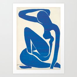 Henri matisse blue nude II Art Print