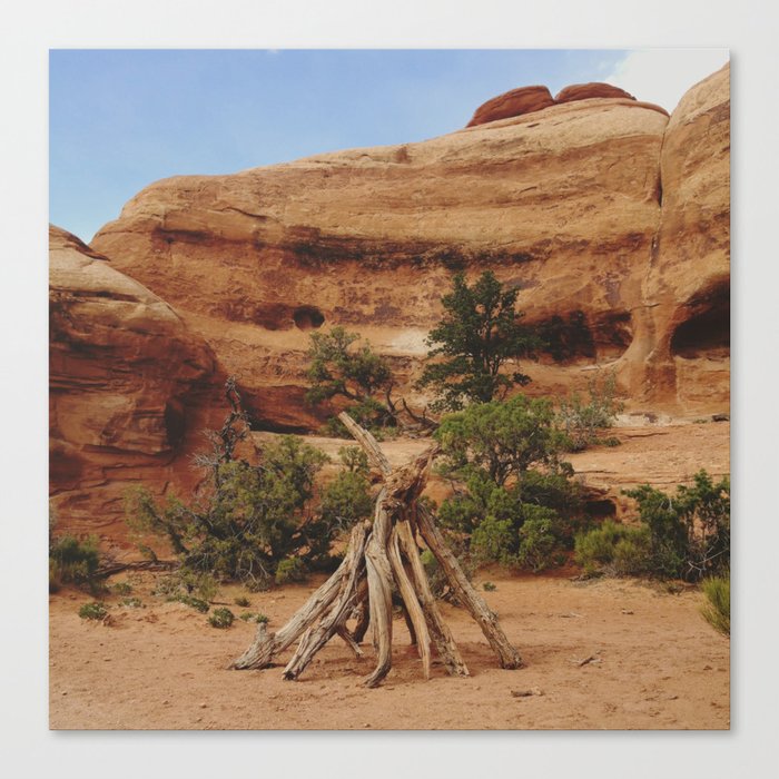 Small Teepee Canvas Print