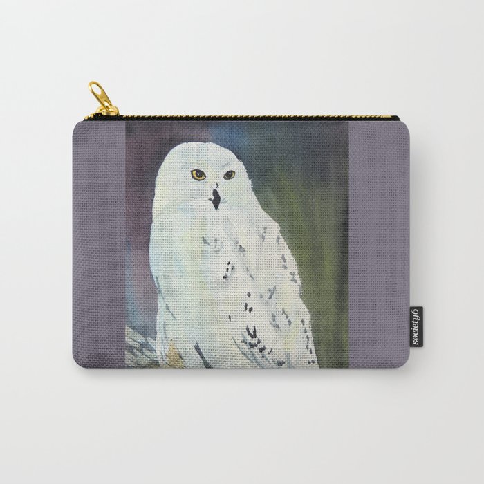 Snowy Owl Carry-All Pouch