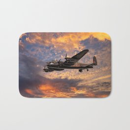Avro Lancaster Bomber Bath Mat | Photo, Aircraft, Sky, Digitalart, Bomber, Avrolancaster, Military, Ww2, Warbirds, Bbmf 