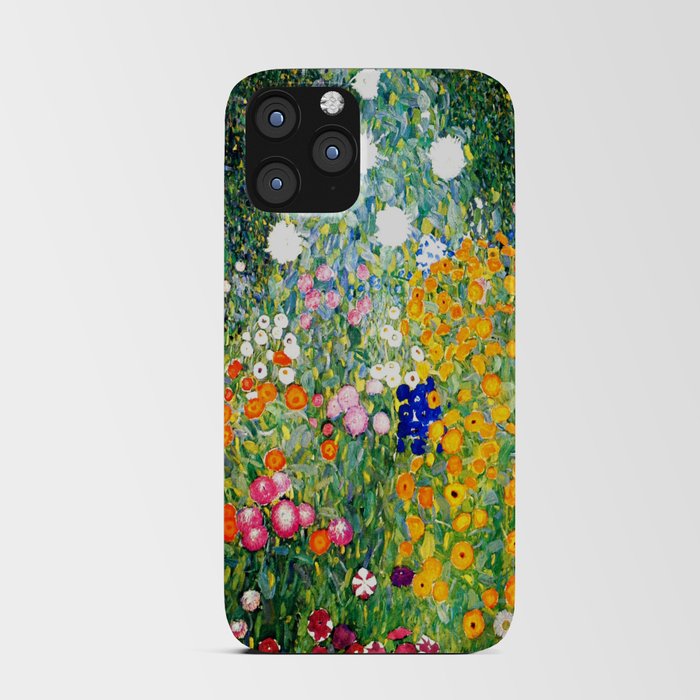 Flower Garden by Gustav Klimt vibrant iPhone Card Case