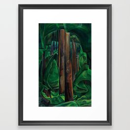 Emily Carr - Inside a Forest II - Canada, Canadian Oil Painting - Group of Seven Framed Art Print | Natives, Wilderness, Groupofseven, Forest, Canada, Ii, Carr, Wood, Emily, Columbia 