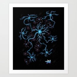 Neuron Galaxy Kunstdrucke