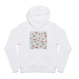 Red English Roses Hoody