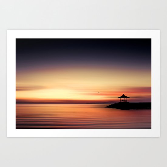 the silent sea Art Print