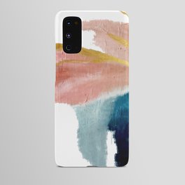 Exhale: a pretty, minimal, acrylic piece in pinks, blues, and gold Android Case