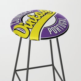 Coimbra portugal vintage style logo. Bar Stool