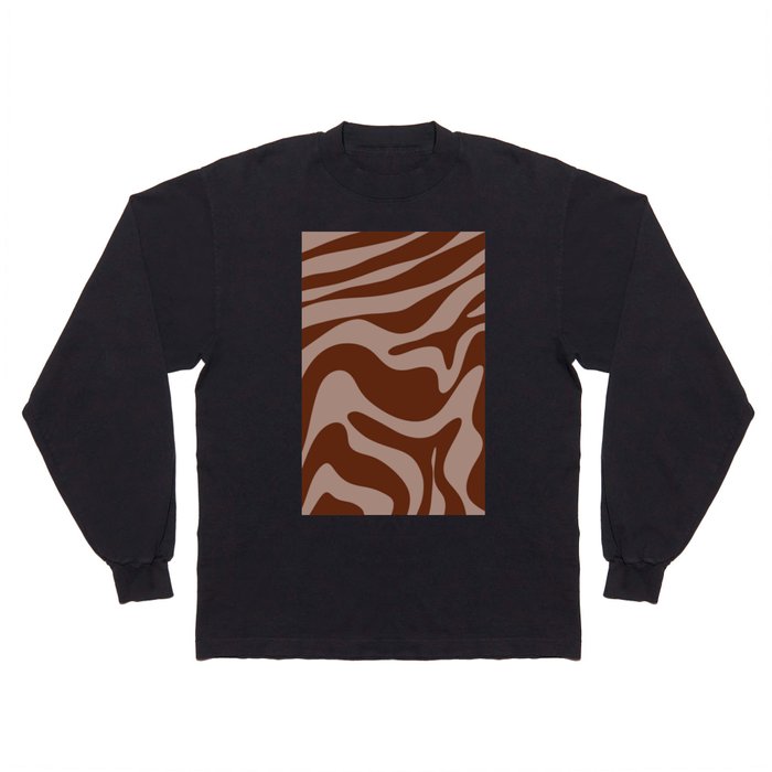 26 Abstract Liquid Swirly Shapes 220802 Valourine Digital Design  Long Sleeve T Shirt