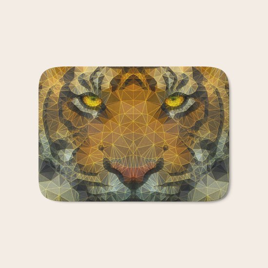 eye of a tiger Bath Mat