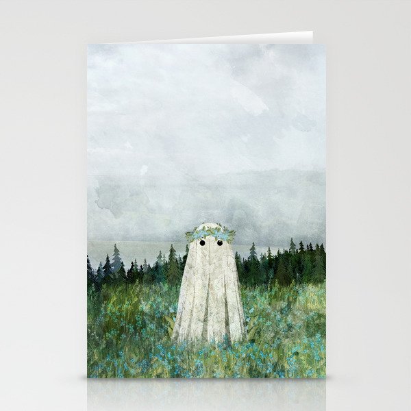 Forget me not meadow Stationery Cards