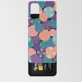 Urchin Ocean // Normal Scale // Pupple Background Android Card Case