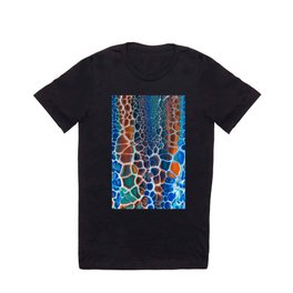 Multicolored Cells Abstraction T Shirt