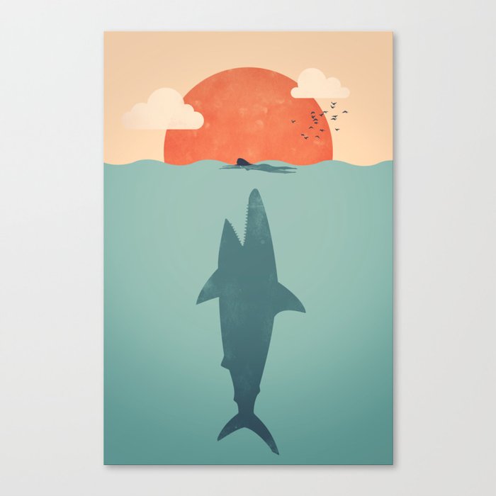 Shark Attack Canvas Print