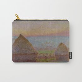 Grainstacks at Giverny - Claude MONET Carry-All Pouch