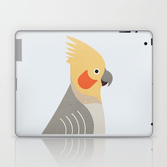 Whimsy Cockatiel Laptop & iPad Skin
