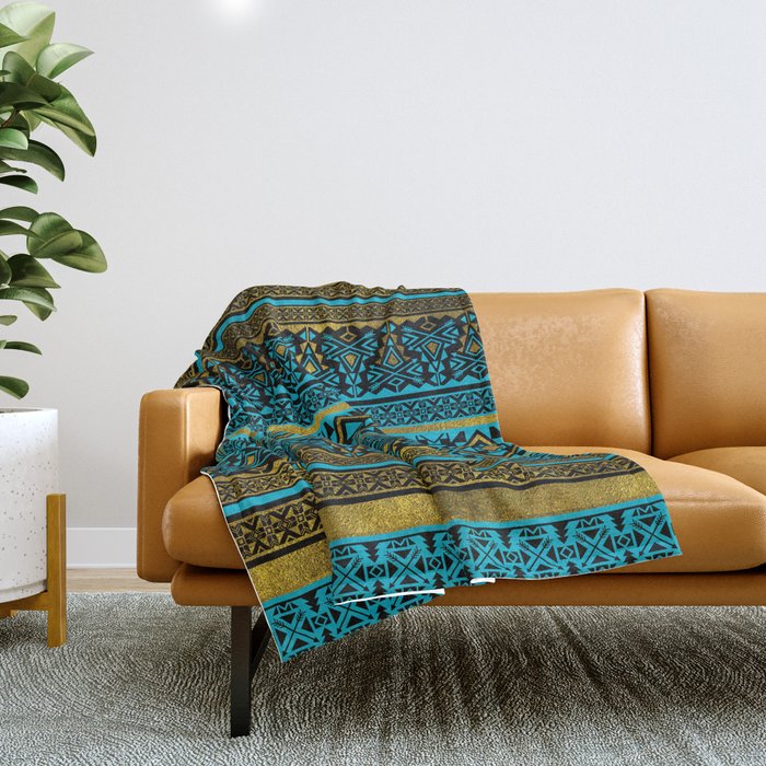 Mexican style on sale throw blankets