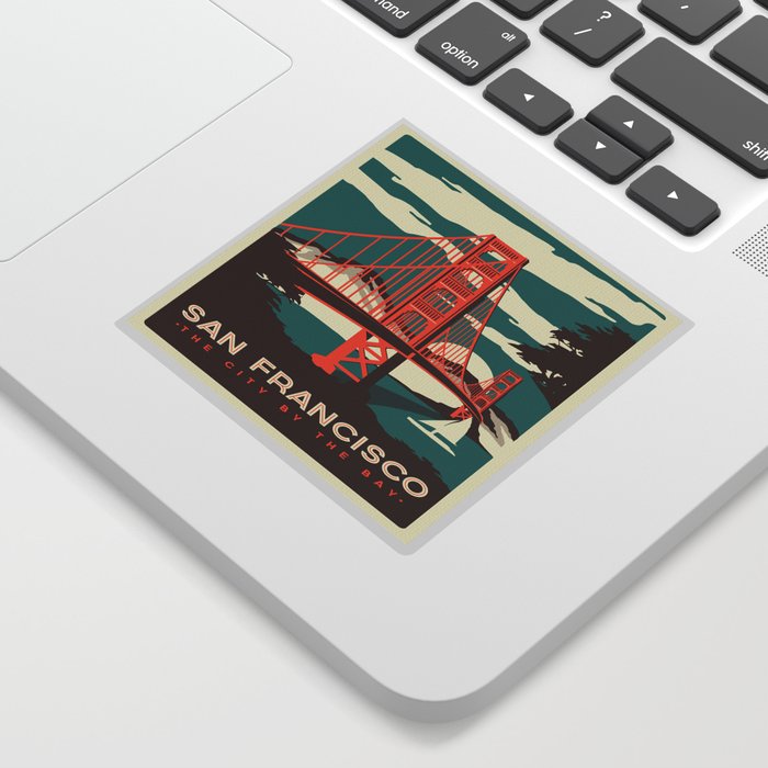 Vintage poster - San Francisco Sticker