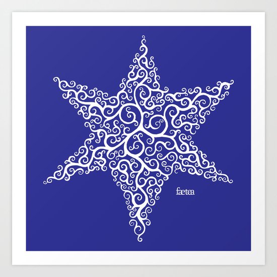 David's Star Art Print