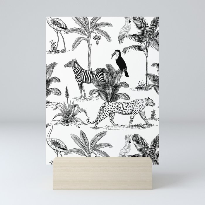 botanical jungle Mini Art Print