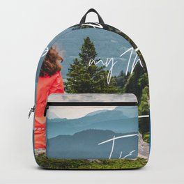 Travel,hiking,adventure quote art Backpack