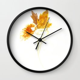 Autumn fairy Wall Clock