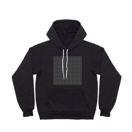 Houndstooth Pattern Black and Gray Color 1 Hoody
