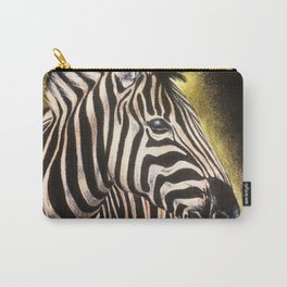 Zebra drawing, 9x12in, pastel pencil Carry-All Pouch | Chalk Charcoal, Animalart, Pastel, Pencildrawing, Zebra, Realism, Drawing, Zebraart, Realisticart, Pastelpencil 
