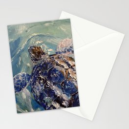 Green Sea Turtle Stationery Card