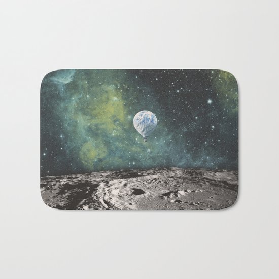 FLOATING THROUGH SPACE Bath Mat