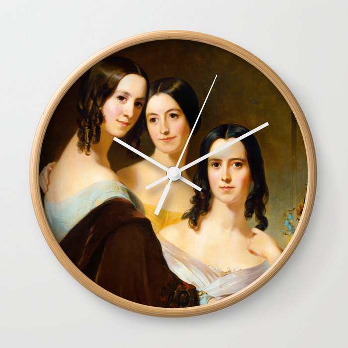 The Coleman Sisters, 1844 by Thomas Sully Wall Clock